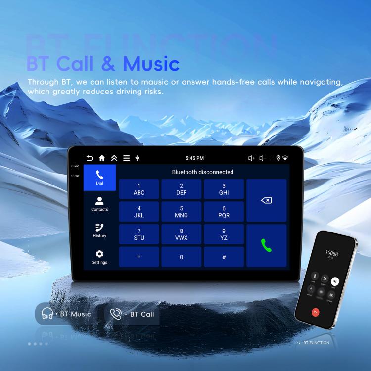 For Honda Civic Android 15 Car Navigation Bluetooth Player, 4-Core 2GB + 64GB, 4-Core 4GB + 64GB, 4-Core 4GB + 128GB, 8-Core 4GB + 64GB, 8-Core 6GB + 128GB