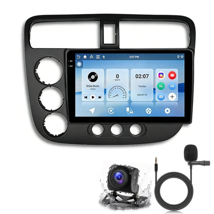 For Honda Civic 2001-2005 Android Car Central Control Screen Navigation Bluetooth Player, 4-Core 2GB + 64GB, 4-Core 4GB + 64GB, 4-Core 4GB + 128GB, 8-Core 4GB + 64GB, 8-Core 6GB + 128GB