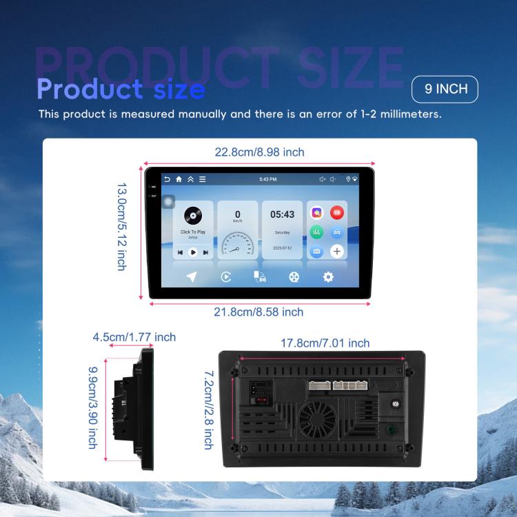 For Honda CRV 1997-2001 Android 15 Car Navigation System Bluetooth Player, 4-Core 2GB+64GB, 4-Core 4GB+64GB, 4-Core 4GB+128GB, 8-Core 4GB+64GB, 8-Core 6GB+128GB