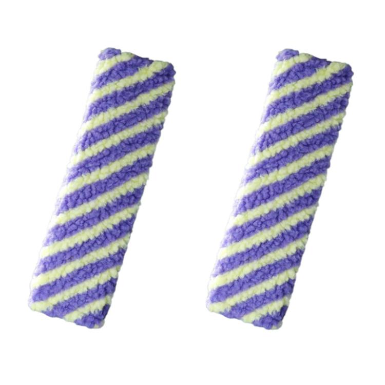 2pcs Car Seatbelt Lamb Wool Shoulder Pad Decoration