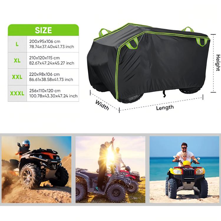 Thickened Electric ATV Dust Waterproof Cover, L, XL, XXL, XXXL