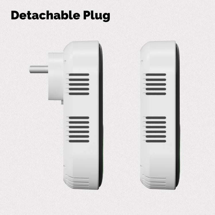 MOES Carbon Monoxide Temperature & Humidity Detector Monitoring Alarm Sensor, 3 In 1 US Plug, 3 In 1 EU Plug, 4 In 1 Gas US Plug, 4 In 1 Gas EU Plug, 4 In 1 Smoke US Plug, 4 In 1 Smoke EU Plug, 5 In 1 Gas+Smoke US Plug, 5 In 1 Gas+Smoke EU Plug