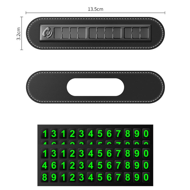 Cars Temporary Parking Phone Number Sign