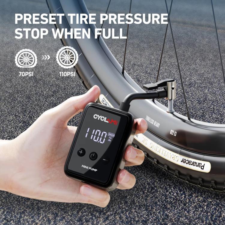 CYCLAMI HW-125 Portable Air Pump With Smart Display Electric High-Pressure Inflator