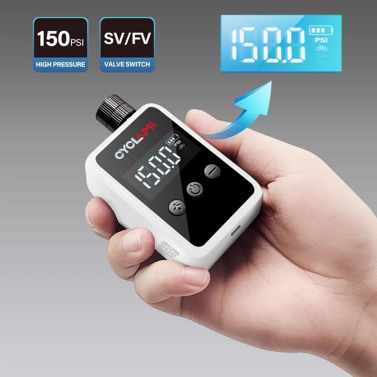 CYCLAMI HW-125 Portable Air Pump With Smart Display Electric High-Pressure Inflator