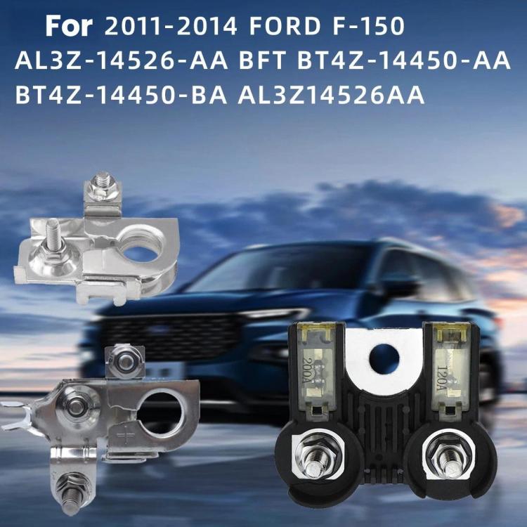 120/200A Copper Bipolar Battery Terminals For Ford F-150, 120/200A