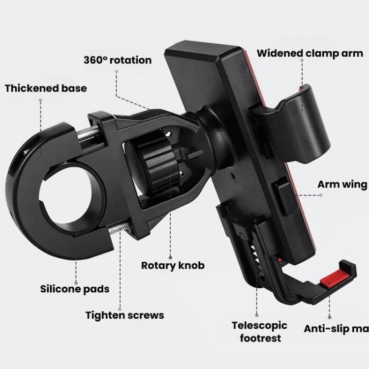 Truck Car Phone Holder Anti-Shake Handle Mount Navigation Bracket