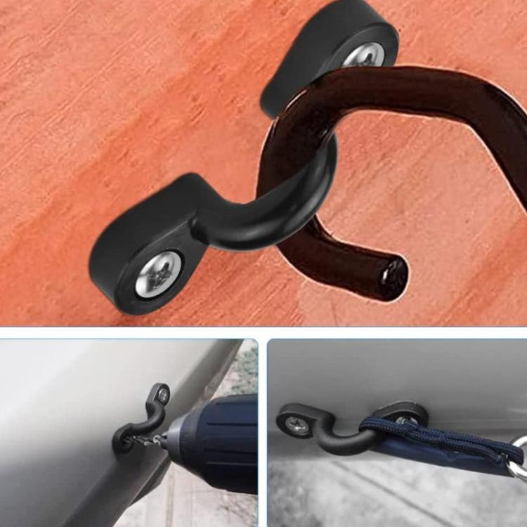 10pcs Kayak Elastic Cord C-Type Pull Buckle With Screws Deck Fixed Clip, Humplock, Canoe Accessories