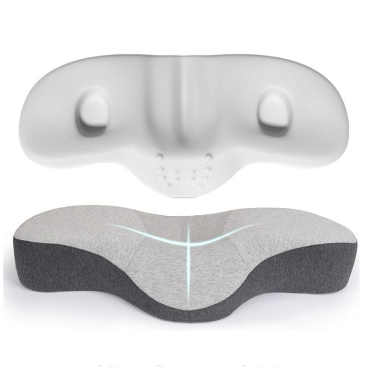 Frog Design Neck Pillow for Pain Relief Memory Foam Cervical Pillow with Ergonomic Contour for Side & Back Sleepers, Standard Version, Bamboo Charcoal Version, USB Heated Version