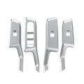 4pcs / Set For Toyota RAV4 / Wildlander Car Window Switch Panel Decorative Sticker, LHD Silver, LHD Black, LHD Carbon Fiber, RHD Silver, RHD Black, RHD Carbon Fiber