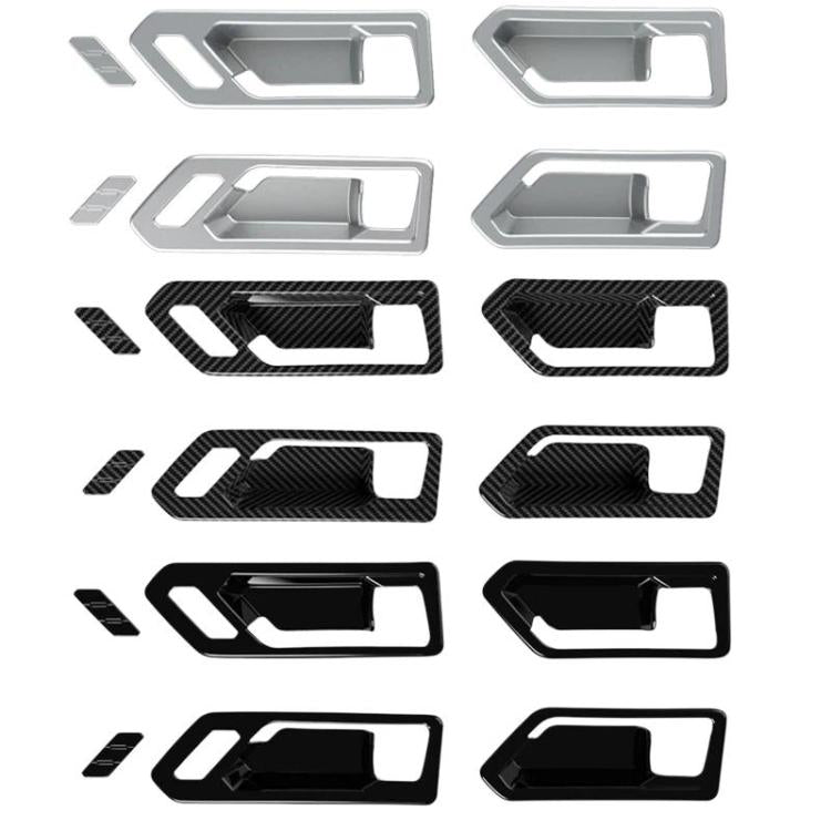 6pcs / Set For Toyota RAV4 / Wildlander Car Inner Door Handle Decorative Cover For USA & Japan