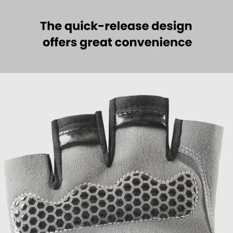 Breathable Half-Finger Gloves For Outdoor Fitness & Sports Non-Slip Wear-Resistant Mountaineering Fingerless Gloves, S, M, L, XL