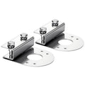 2pcs Car Stainless Steel Under Lamp Bracket Universal Clamp-On Mounting Light Holder For Trucks & Pickups, 90 Degree, 45 Degree