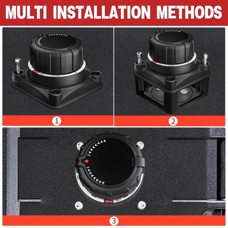 Digital Display Battery Power-off Switch for Yacht and RV Solar Energy Equipment