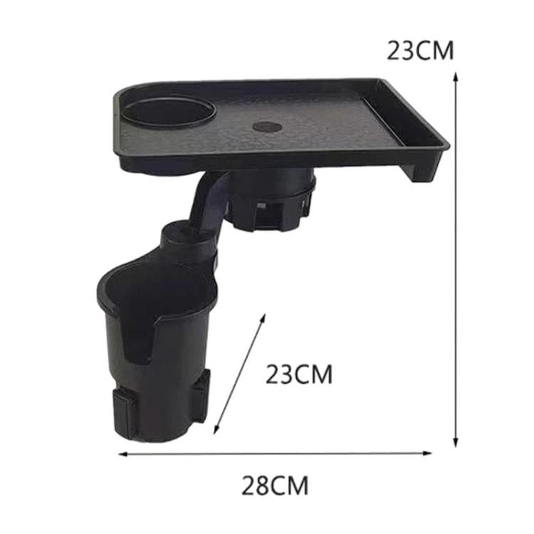 QY62 Car Central Control Water Cup Holder Food Tray & Cup Holder