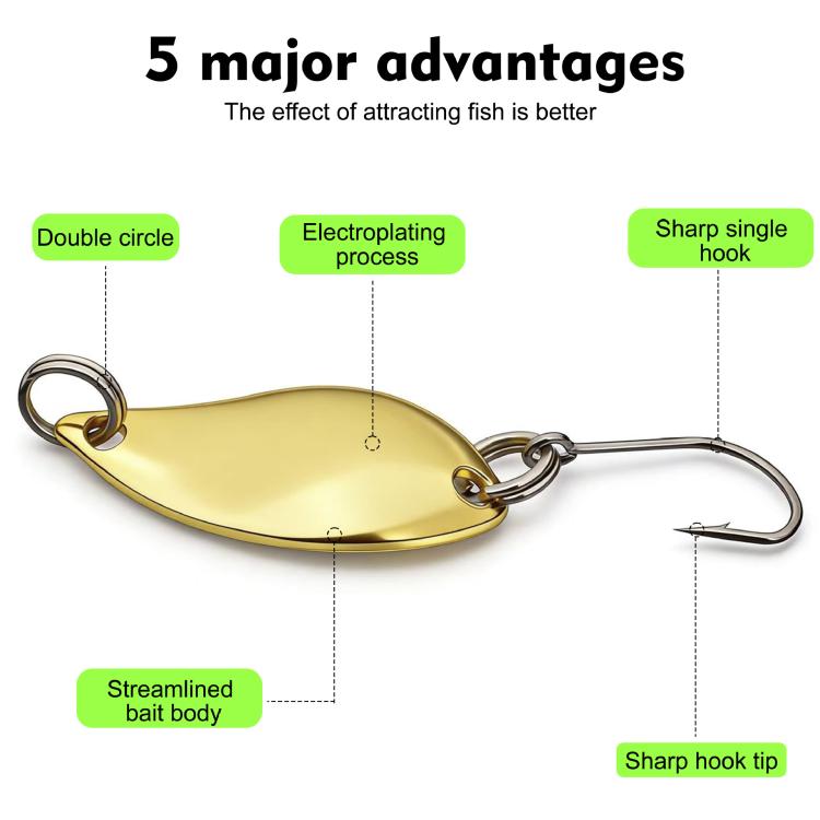 Fishing Spoon Lures Kit Metal Hard Baits Set with Treble & Single Hooks, Feathers, PROBEROS 9 In 1, PROBEROS 10 In 1, PROBEROS 16 In 1, PROBEROS 17 In 1, PROBEROS 19 In 1, PROBEROS 38 In 1 A, PROBEROS 38 In 1 B, PROBEROS 50 In 1