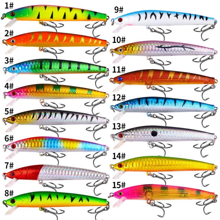 HENGJIA MI178 Minnow Lure Drop-Shot Style Micro-Sinking Bait For Freshwater Predatory Fish