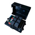 12V Universal Car Fuse Box 6-Way Relay Fuse Box With LED Indicator Light, 6-Way With LED Light