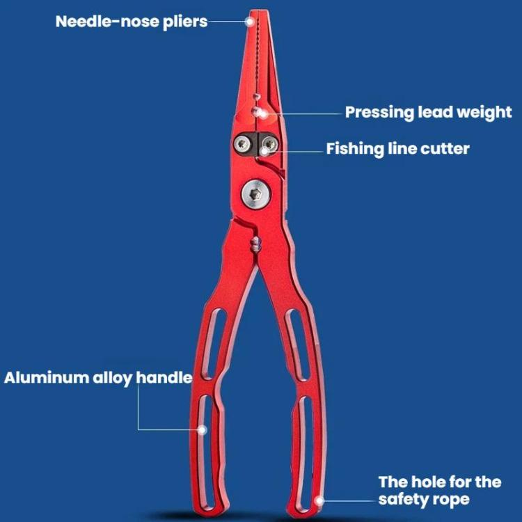Aluminum Alloy Lure Pliers For Removing Hooks Cutting Fishing Line Fishing Fish Controller
