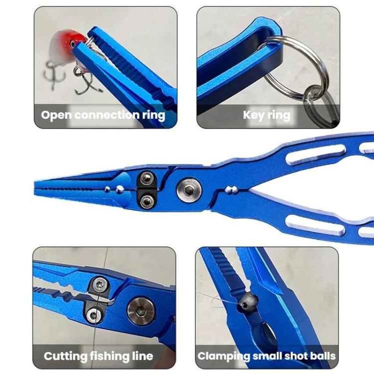 Aluminum Alloy Lure Pliers For Removing Hooks Cutting Fishing Line Fishing Fish Controller