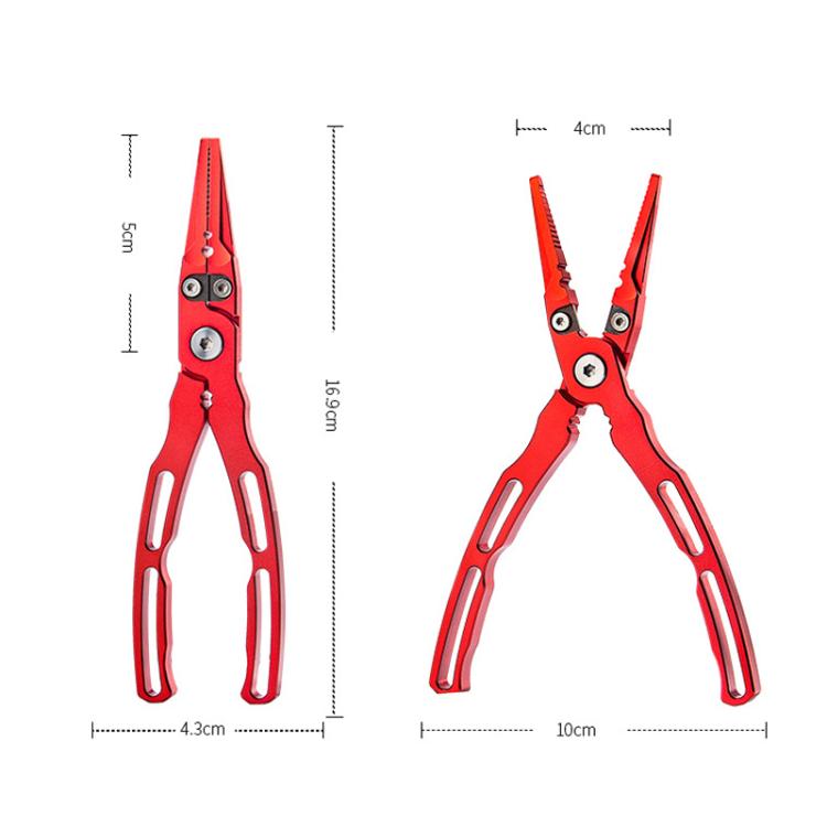 Aluminum Alloy Lure Pliers For Removing Hooks Cutting Fishing Line Fishing Fish Controller