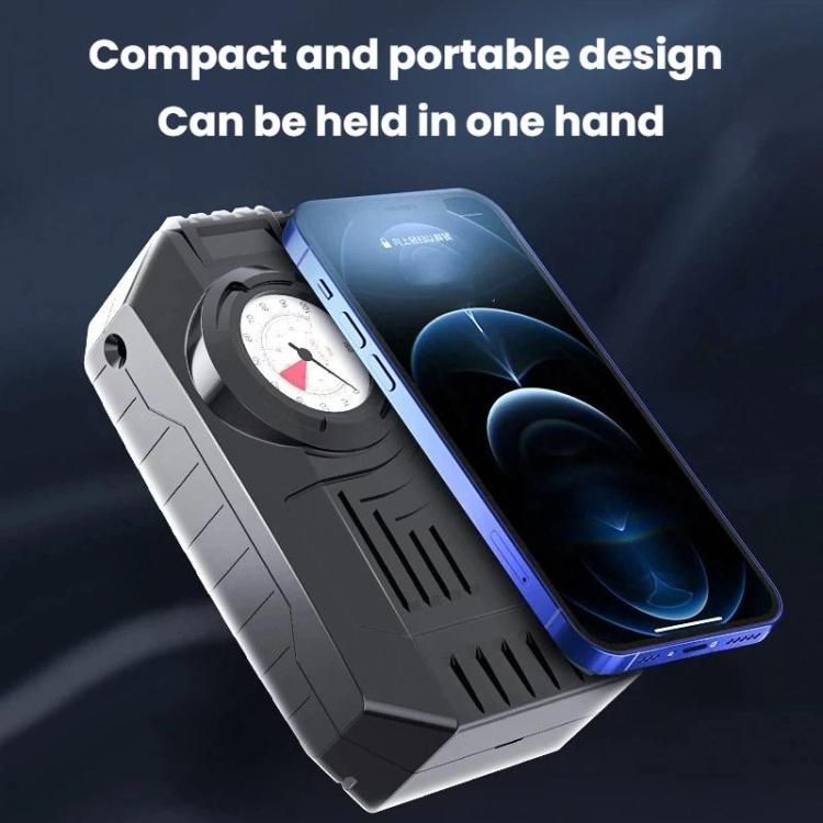 CARSUN 3011-2 Portable Analog Tire Inflator For Car Multifunctional LED Light Air Pump, CARSUN 3011-2