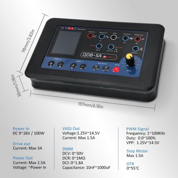 HWAUT QDB-5A Automotive Actuator Drive Detector Oscilloscope