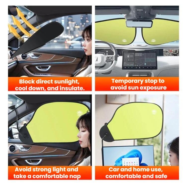 Office Computer Car Sunshade All-Around Anti-Glare Sunblock, Clip-on Green, Clip-on Black, Clip-on Blue, Clip-on Pink, Suction Cup Green, Suction Cup Black, Suction Cup Blue, Suction Cup Pink, Suction Cup + Clip Green, Suction Cup + Clip Black         ...