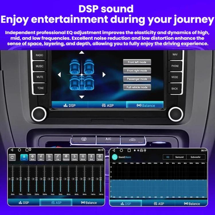7-Inch Car Navigation System With Wireless Bluetooth CarPlay For Volkswagen, Quad-core 2GB+32GB, Quad-core 2GB+64GB, Octa-core 4GB+64GB, Octa-core 6GB+128GB