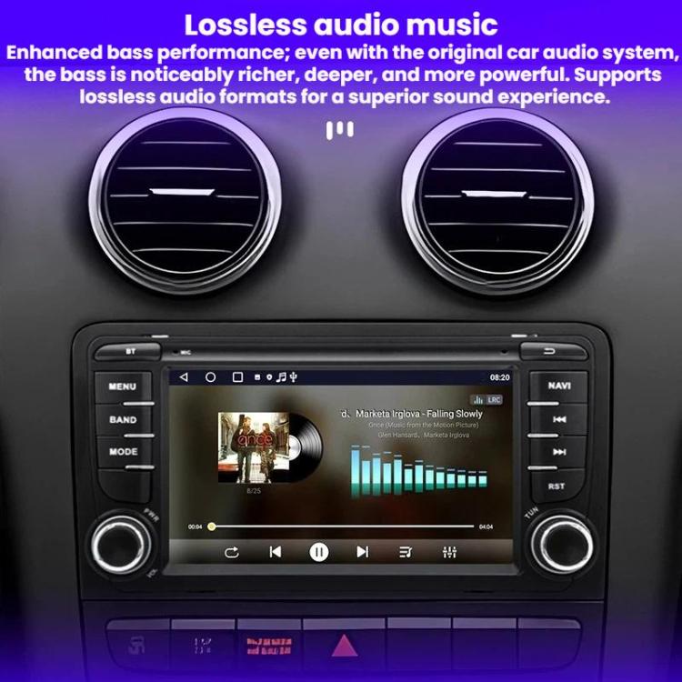 7-Inch Car Navigation Multimedia Smartphone Connectivity CarPlay All-In-One For Audi A3, Quad-core 2GB+32GB, Quad-core 4GB+32GB, Octa-core 4GB+64GB, Octa-core 6GB+128GB