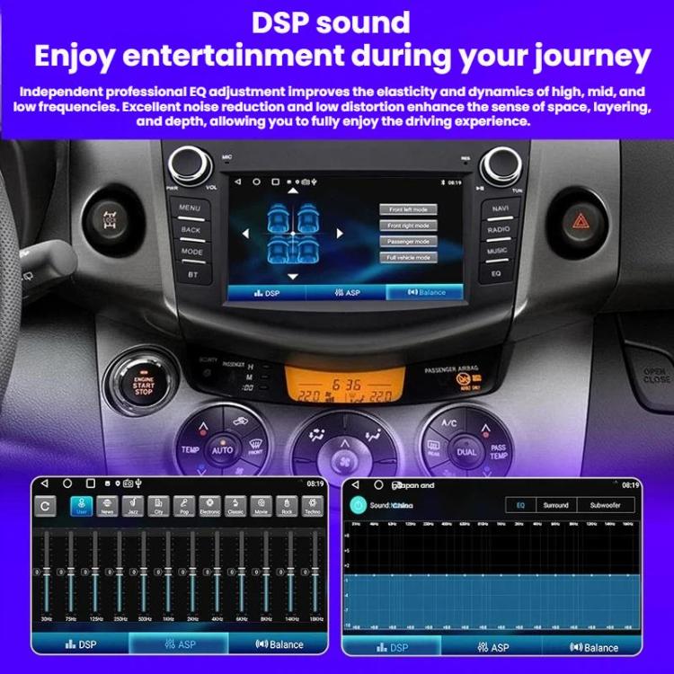 7 inch Smartphone-connected GPS Navigator For Toyota RAV4, Quad-core 2GB+32GB, Quad-core 2GB+64GB, Octa-core 4GB+64GB, Octa-core 6GB+128GB