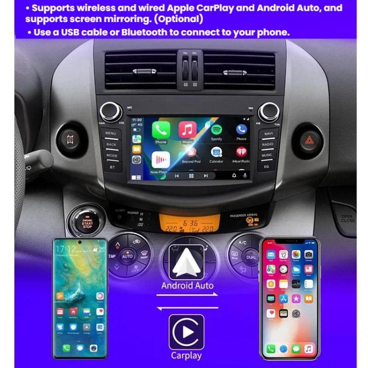 7 inch Smartphone-connected GPS Navigator For Toyota RAV4, Quad-core 2GB+32GB, Quad-core 2GB+64GB, Octa-core 4GB+64GB, Octa-core 6GB+128GB