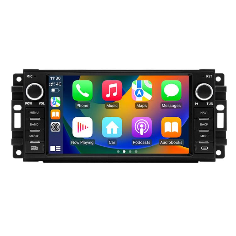 7 Inch Navigation GPS Reversing Car Radio Carplay For Dodge / Jeep / Chrysler, Quad-core 2GB+32GB, Quad-core 2GB+64GB, Octa-core 4GB+64GB, Octa-core 6GB+128GB