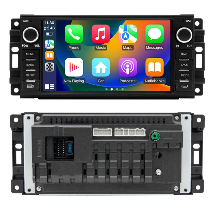 7 Inch Navigation GPS Reversing Car Radio Carplay For Dodge / Jeep / Chrysler, Quad-core 2GB+32GB, Quad-core 2GB+64GB, Octa-core 4GB+64GB, Octa-core 6GB+128GB