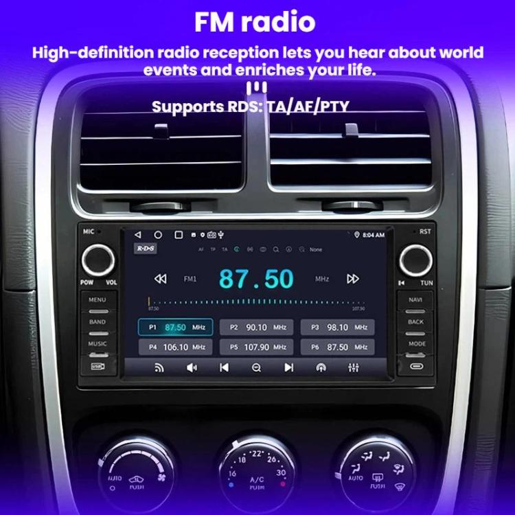 7 Inch Navigation GPS Reversing Car Radio Carplay For Dodge / Jeep / Chrysler, Quad-core 2GB+32GB, Quad-core 2GB+64GB, Octa-core 4GB+64GB, Octa-core 6GB+128GB