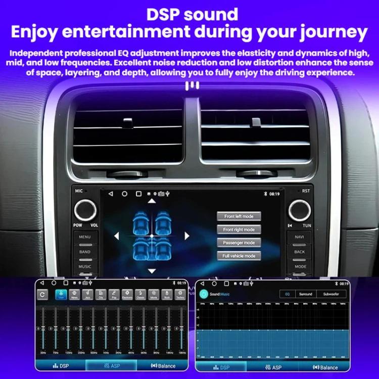 7 Inch Navigation GPS Reversing Car Radio Carplay For Dodge / Jeep / Chrysler, Quad-core 2GB+32GB, Quad-core 2GB+64GB, Octa-core 4GB+64GB, Octa-core 6GB+128GB