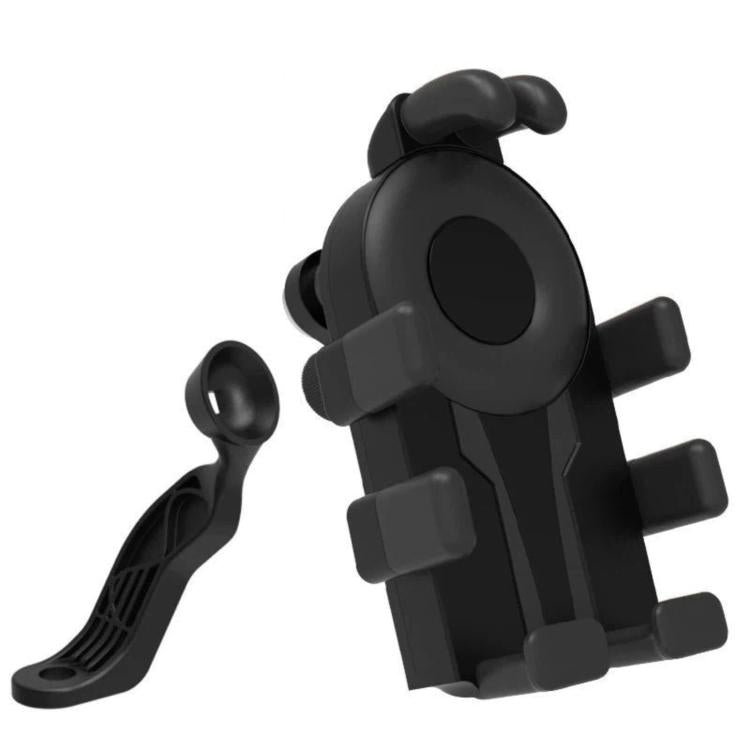 Electric Motorcycle Eight-Armed Fixation Shockproof Phone Mount, All Black Handlebars, Black Orange Handlebars, Orange White Handlebars, Black White Handlebars, All Black Mirror Mounts, Black Orange Mirror Mounts, Orange White Mirror Mounts            ...