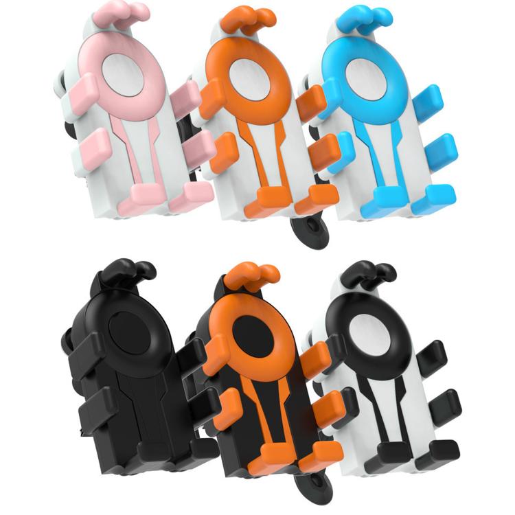 Electric Motorcycle Eight-Armed Fixation Shockproof Phone Mount, All Black Handlebars, Black Orange Handlebars, Orange White Handlebars, Black White Handlebars, All Black Mirror Mounts, Black Orange Mirror Mounts, Orange White Mirror Mounts            ...