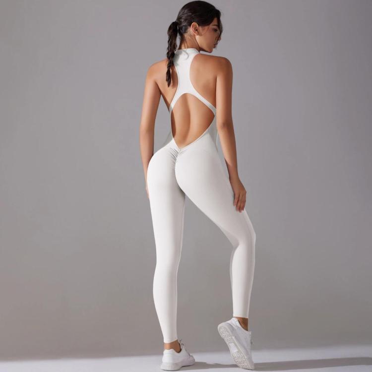 Long High-intensity Tight-fitting Backless Bodysuit/Yoga Wear, XL