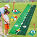 Kids Golf Putting Practice Mat, Indoor & Outdoor Parent?Child Interactive Sports Toy