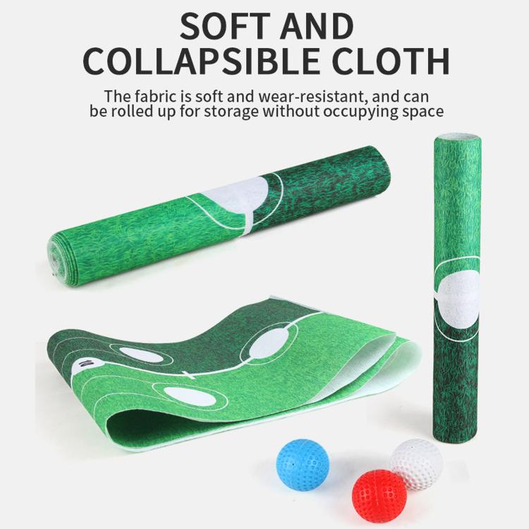 Kids Golf Putting Practice Mat, Indoor & Outdoor Parent?Child Interactive Sports Toy