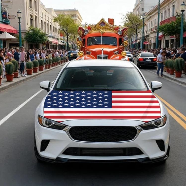 USA-Canada-Mexico World Cup Cheering Flag Dustproof Car Cover, Mexico, Canada, United States, Brazil, Argentina, France, Germany, Belgium, Saudi Arabia, South Korea, Ghana, Portugal, United Kingdom, Australia, Japan, Paraguay, Turkey, England, Switzerl...