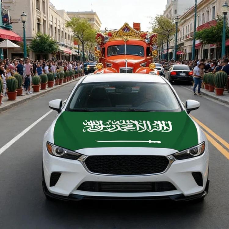 USA-Canada-Mexico World Cup Cheering Flag Dustproof Car Cover, Mexico, Canada, United States, Brazil, Argentina, France, Germany, Belgium, Saudi Arabia, South Korea, Ghana, Portugal, United Kingdom, Australia, Japan, Paraguay, Turkey, England, Switzerl...