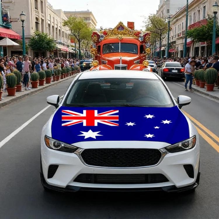 USA-Canada-Mexico World Cup Cheering Flag Dustproof Car Cover, Mexico, Canada, United States, Brazil, Argentina, France, Germany, Belgium, Saudi Arabia, South Korea, Ghana, Portugal, United Kingdom, Australia, Japan, Paraguay, Turkey, England, Switzerl...