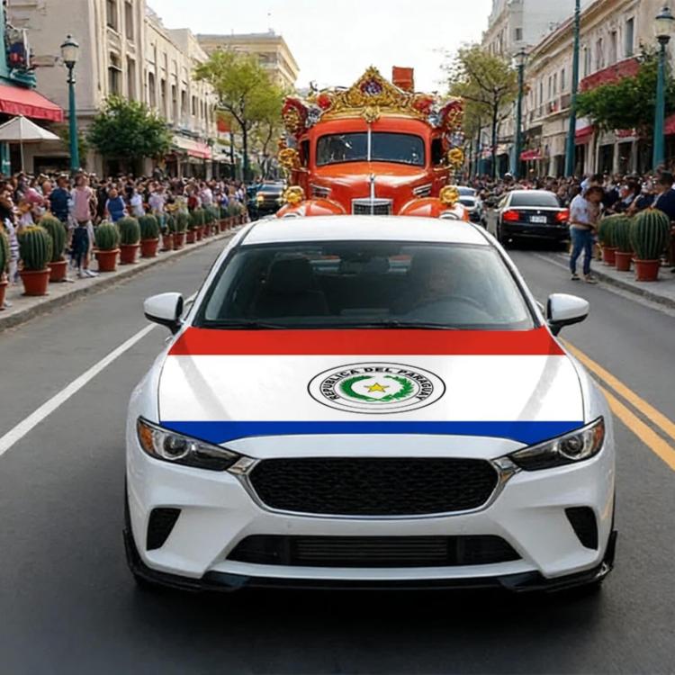 USA-Canada-Mexico World Cup Cheering Flag Dustproof Car Cover, Mexico, Canada, United States, Brazil, Argentina, France, Germany, Belgium, Saudi Arabia, South Korea, Ghana, Portugal, United Kingdom, Australia, Japan, Paraguay, Turkey, England, Switzerl...