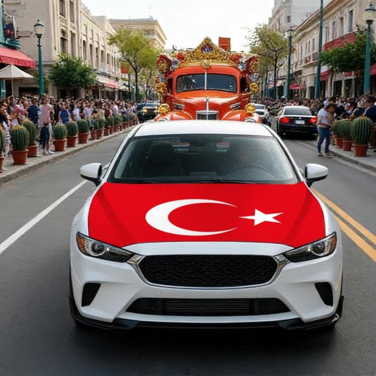 USA-Canada-Mexico World Cup Cheering Flag Dustproof Car Cover, Mexico, Canada, United States, Brazil, Argentina, France, Germany, Belgium, Saudi Arabia, South Korea, Ghana, Portugal, United Kingdom, Australia, Japan, Paraguay, Turkey, England, Switzerl...