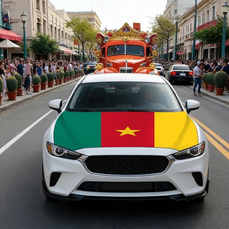 USA-Canada-Mexico World Cup Cheering Flag Dustproof Car Cover, Mexico, Canada, United States, Brazil, Argentina, France, Germany, Belgium, Saudi Arabia, South Korea, Ghana, Portugal, United Kingdom, Australia, Japan, Paraguay, Turkey, England, Switzerl...