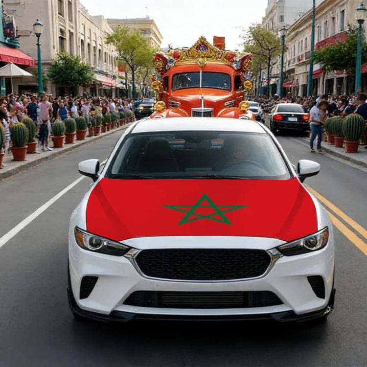 USA-Canada-Mexico World Cup Cheering Flag Dustproof Car Cover, Poland, Scotland, Denmark, Ecuador, Senegal, Cape Verde, Colombia, Costa Rica, Haiti, Netherlands, Croatia, Cura?ao, Peru, Morocco, South Africa, Norway, Sweden, Serbia, Algeria, Tunisia   ...