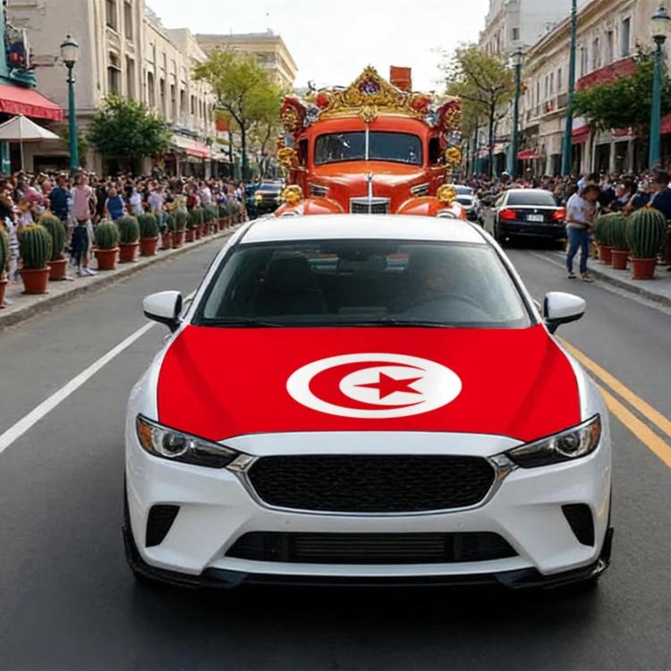 USA-Canada-Mexico World Cup Cheering Flag Dustproof Car Cover, Poland, Scotland, Denmark, Ecuador, Senegal, Cape Verde, Colombia, Costa Rica, Haiti, Netherlands, Croatia, Cura?ao, Peru, Morocco, South Africa, Norway, Sweden, Serbia, Algeria, Tunisia   ...