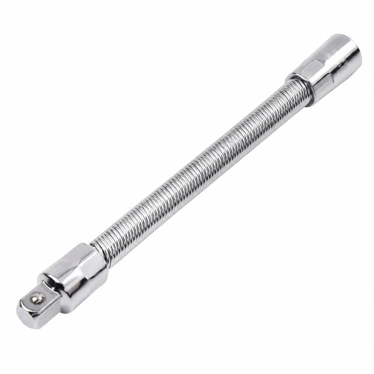 1/4-Inch Drive Flexible Extension Bar 140mm Spring Steel Socket Extension Shaft Flexible Socket Adapter